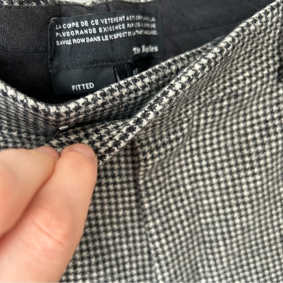 [46] The Kooples Women’s Houndstooth Fitted & Structured Straight Leg Trouser - Picture 13 of 14